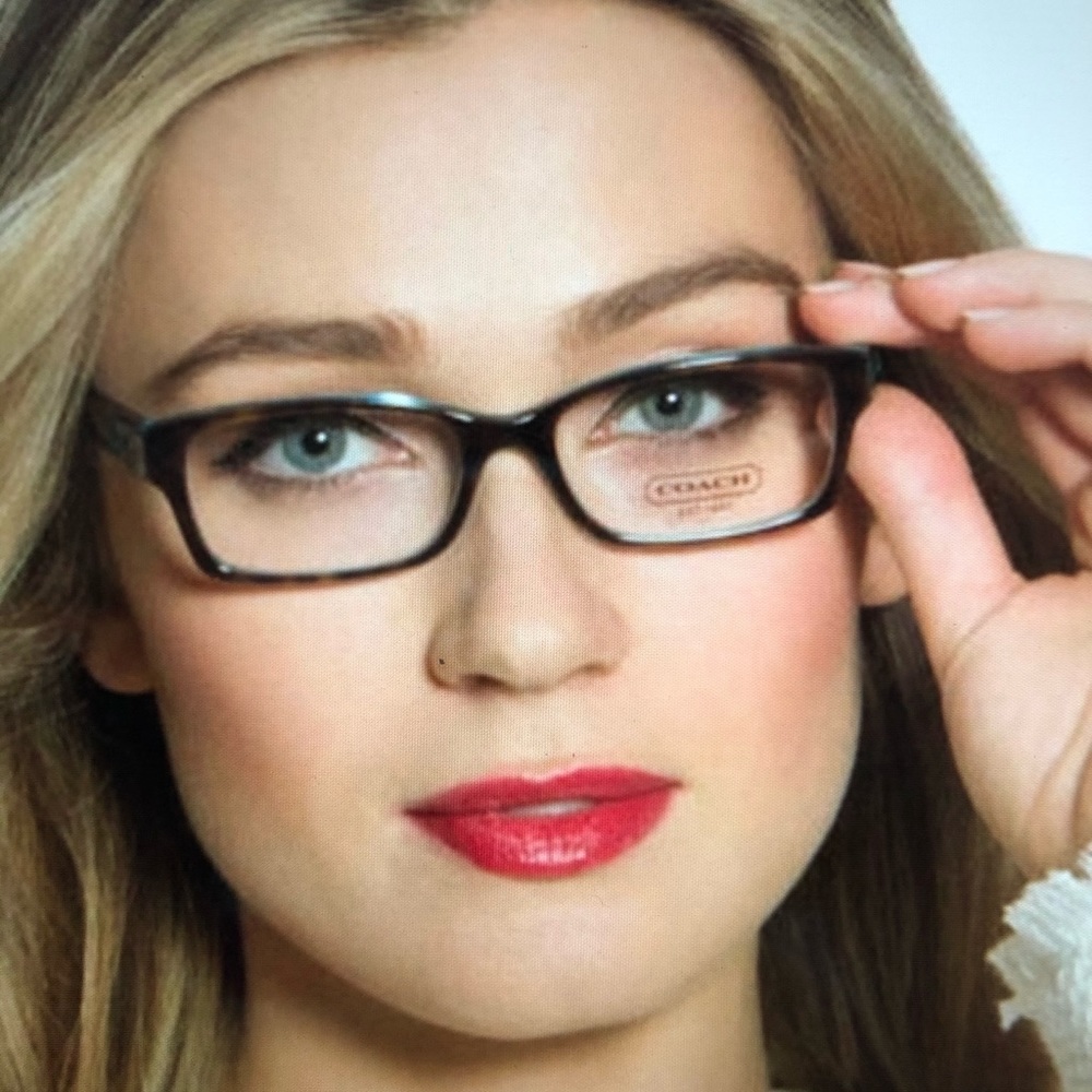 Coach Brooklyn Teal Tortoise Shell Eyeglasses